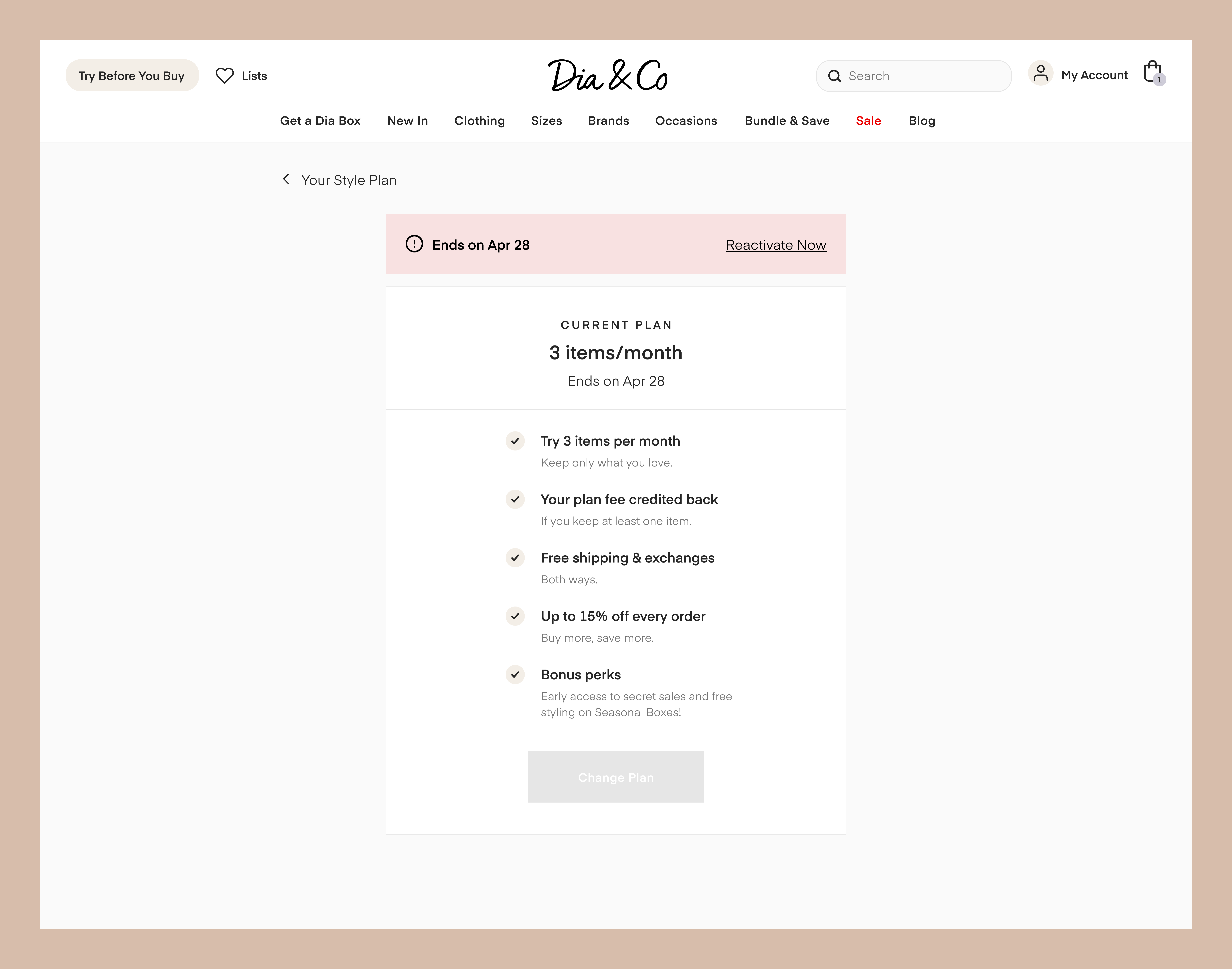 Canceled Plan flow